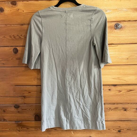 Free People Beach Portia Mini Dress Green Gray Cotton XS - Picture 2 of 8